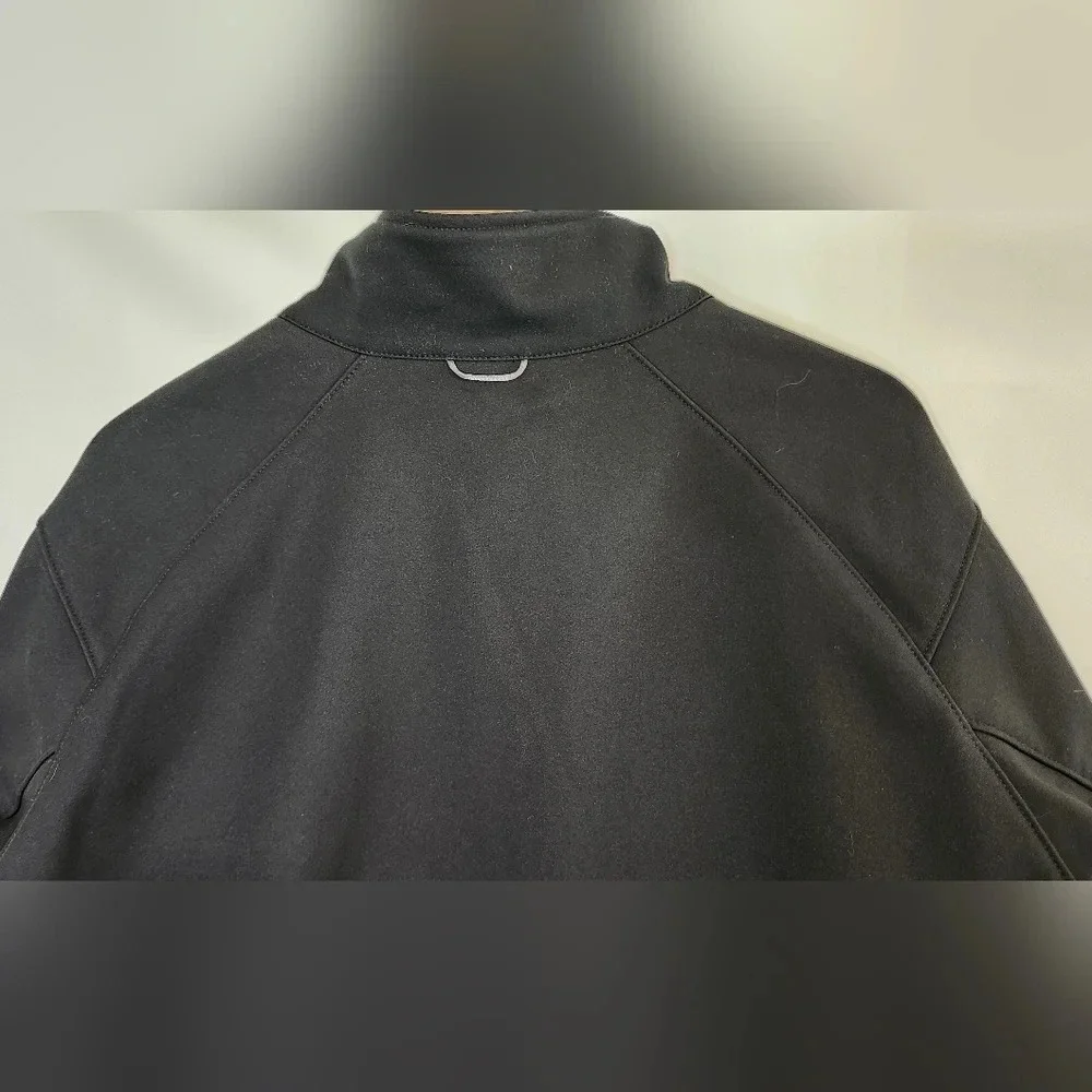 Columbia Mens Interchange Softshell Jacket 1X Black‎ Thermal Coil Full Zip